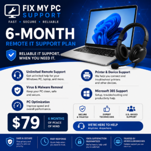 6-Month Remote IT Support Plan