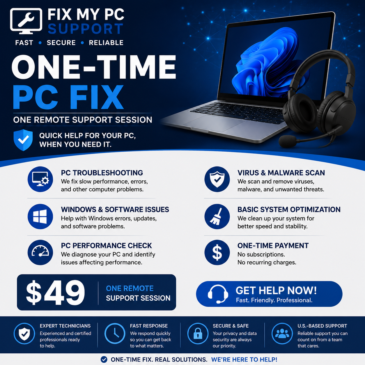 One-Time PC Fix