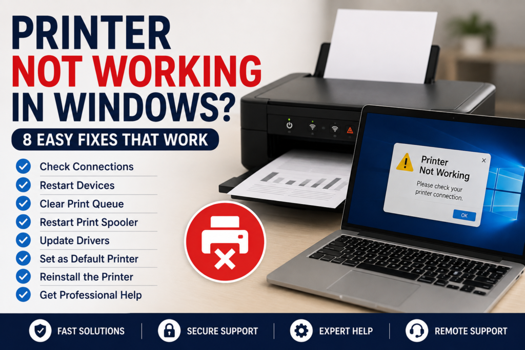 Printer not working in Windows
